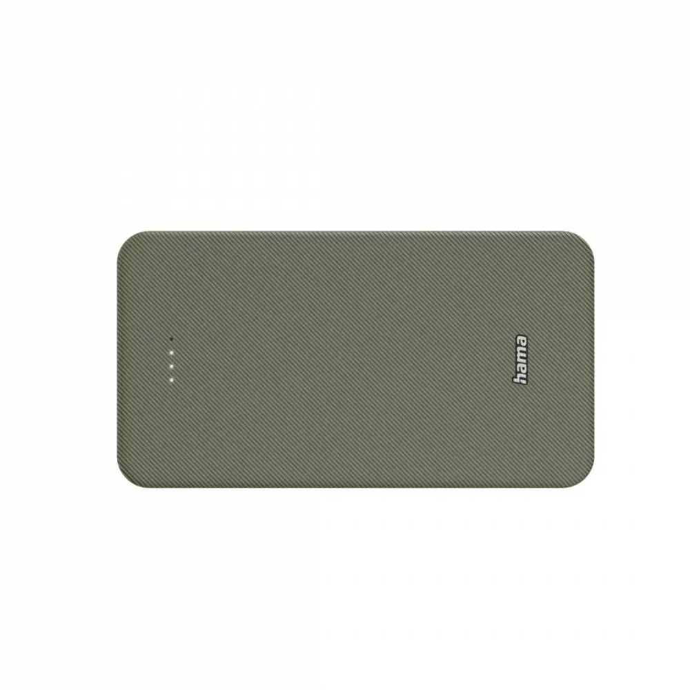 HAMA Външна батерия "Colour 20", 20000 mAh, 2 изхода: USB-C, USB-A, зелена