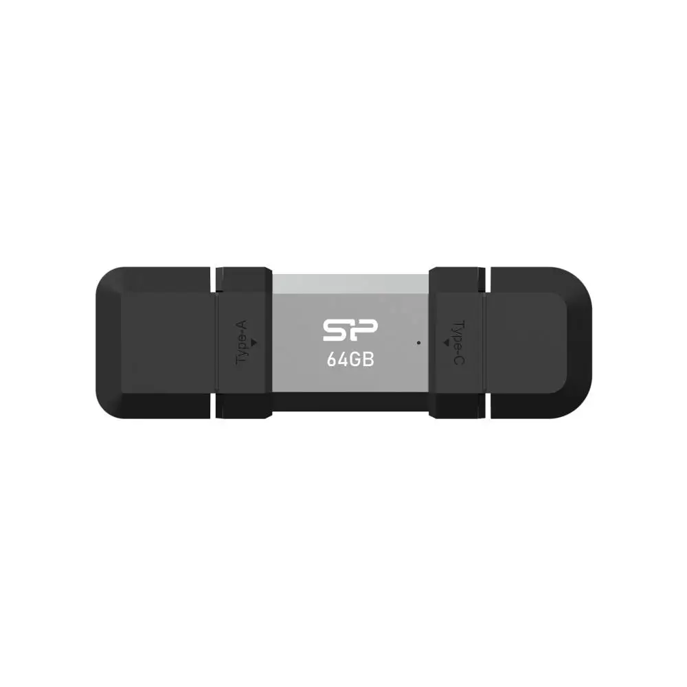 USB памет Silicon Power Mobile C51 USB 64GB Type-A и USB Type-C (USB 3.2 Gen 1) - SP064GBUC3C51V1S