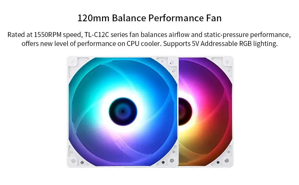 Охладител за процесор Thermalright Peerless Assassin 120 SE ARGB White Dual-Tower CPU Cooler