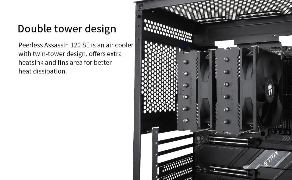 Охладител за процесор Thermalright Peerless Assassin 120 SE Dual-Tower CPU Cooler