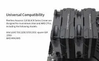 Охладител за процесор Thermalright Peerless Assassin 120 Black Dual-Tower CPU Cooler