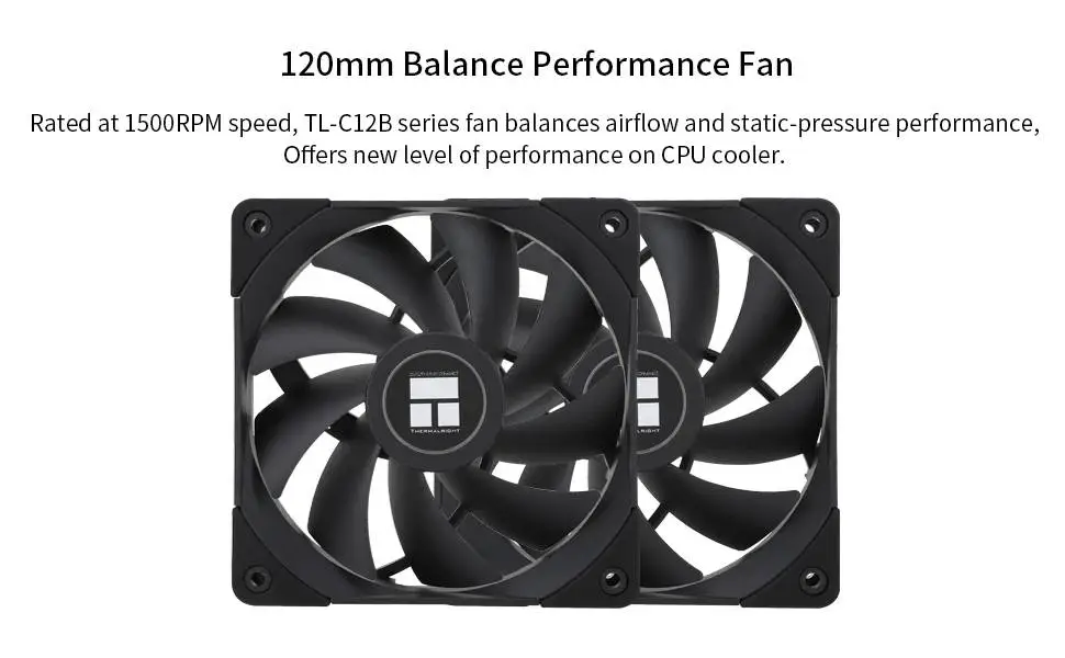 Охладител за процесор Thermalright Peerless Assassin 120 Black Dual-Tower CPU Cooler
