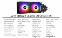 Водно охлаждане за процесор Thermalright Aqua Elite 240 Black A-RGB V3 Water Cooling