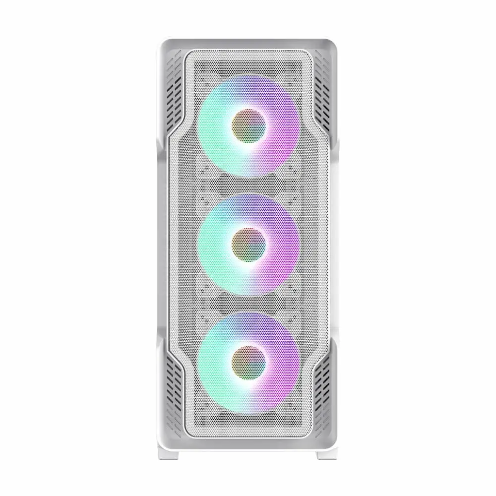 Кутия Gamemax SIEGE White Case EATX ARGB