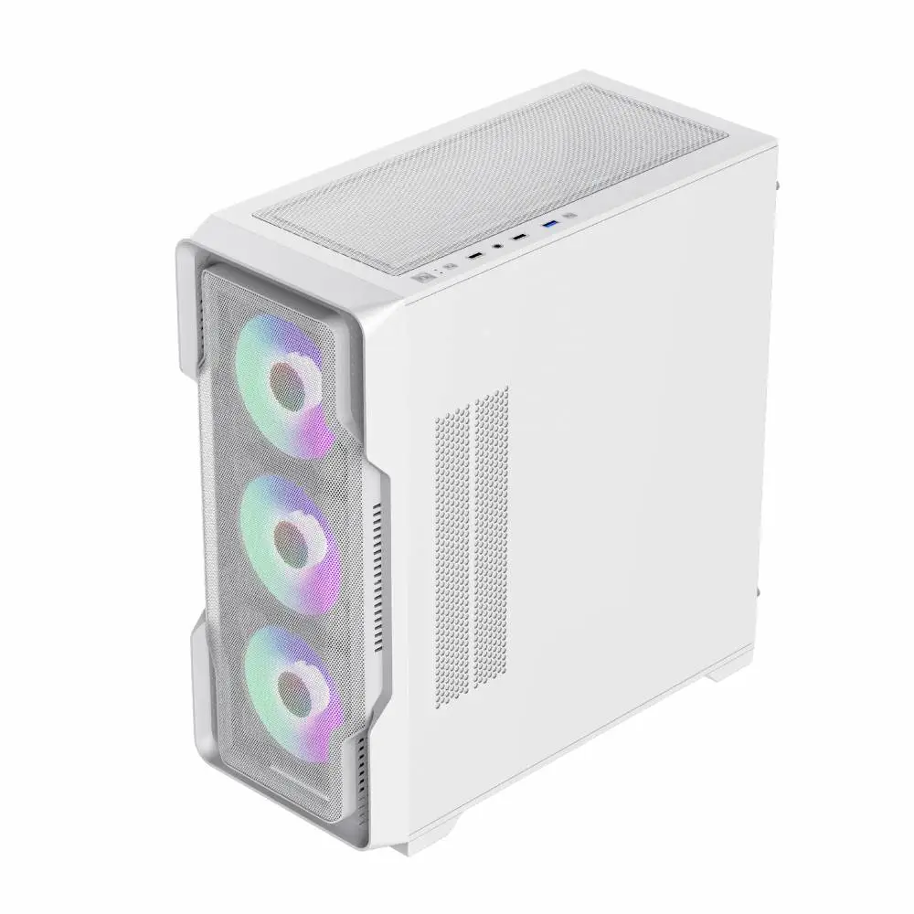 Кутия Gamemax SIEGE White Case EATX ARGB