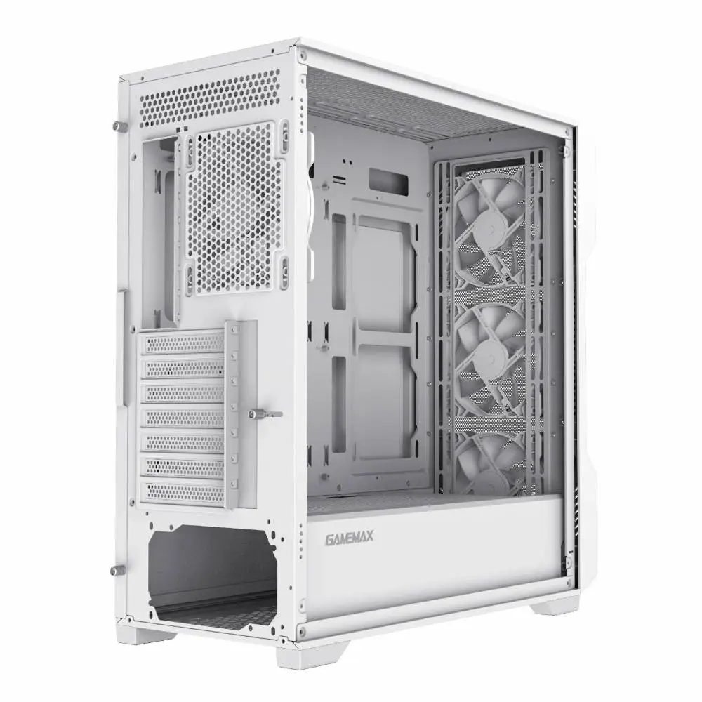 Кутия Gamemax SIEGE White Case EATX ARGB