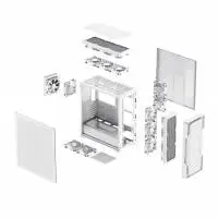 Кутия Gamemax SIEGE White Case EATX ARGB