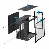 Кутия Gamemax Infinity Black Case ATX