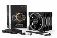 Комплект вентилатори be quiet! LIGHT WINGS 120mm PWM high-speed Triple-Pack Fan 3-in-1 3 x 120mm