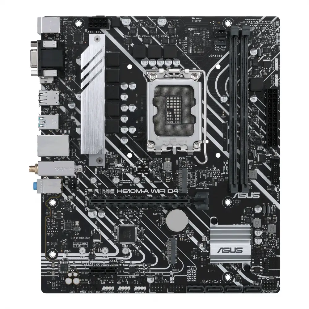 Дънна платка ASUS PRIME H610M-A WIFI D4 - 90MB1C80-M0EAY0