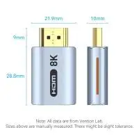 Vention Адаптер Adapter HDMI M / HDMI F - AIVH0