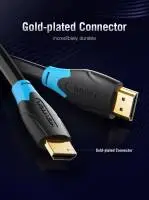 Vention Кабел HDMI v2.0 M / M 4K/60Hz Gold - 20M Black - AACBQ