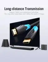 Vention Кабел HDMI v2.0 M / M 4K/60Hz Gold - 15M Black - AACBN