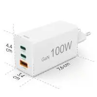 HAMA Бързо зарядно, 100 W, GaN, 201997