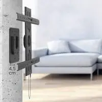 Стенна стойка за TV HAMA, 203 см (80"), 360 &deg;, до 50 кг, 220857