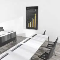 Стенна стойка за TV HAMA, 203 см (80"), 360 &deg;, до 50 кг, 220857
