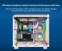 Водно охлаждане за процесор Montech Hyper Flow ARGB 240 CPU Liquid Cooler White