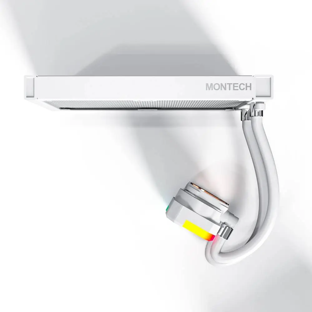 Водно охлаждане за процесор Montech Hyper Flow ARGB 240 CPU Liquid Cooler White