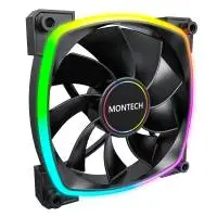 Вентилатор Montech RX140 PWM REVERSE Fan 140mm ARGB Black