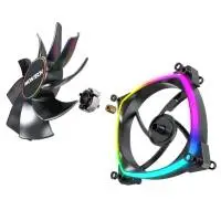 Вентилатор Montech RX140 PWM REVERSE Fan 140mm ARGB Black