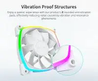 Вентилатор Montech RX120 PWM REVERSE Fan 120mm ARGB White