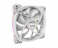 Вентилатор Montech RX120 PWM REVERSE Fan 120mm ARGB White