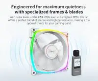 Вентилатор Montech AX140 PWM Fan 140mm ARGB White