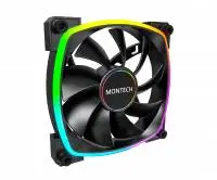 Вентилатор Montech AX140 PWM Fan 140mm ARGB Black 