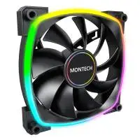 Вентилатор Montech AX140 PWM Fan 140mm ARGB Black 
