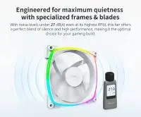 Вентилатор Montech AX120 PWM Fan 120mm ARGB White