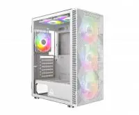 Кутия Montech X3 MESH TG White Mid-tower 6 x Fixed ARGB fans