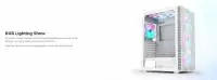 Кутия Montech X3 MESH TG White Mid-tower 6 x Fixed ARGB fans