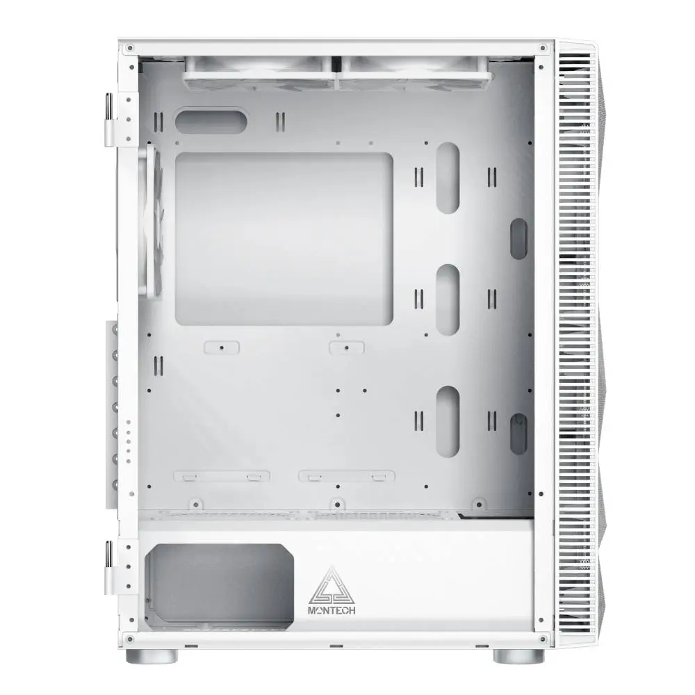 Кутия Montech X3 MESH TG White Mid-tower 6 x Fixed ARGB fans
