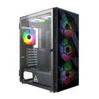 Кутия Montech X3 MESH TG Black Mid-tower 6 x Fixed ARGB fans