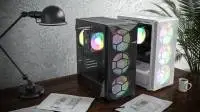 Кутия Montech X3 MESH TG Black Mid-tower 6 x Fixed ARGB fans