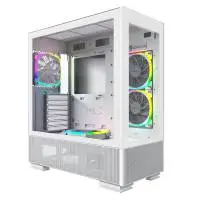 Кутия Montech SKY TWO Mid-tower Case TG ARGB White