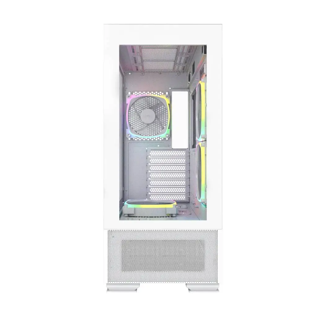 Кутия Montech SKY TWO Mid-tower Case TG ARGB White