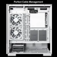 Кутия Montech SKY TWO Mid-tower Case TG ARGB White
