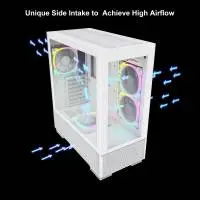 Кутия Montech SKY TWO Mid-tower Case TG ARGB White