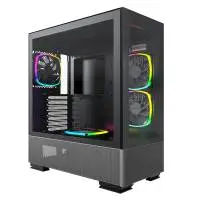 Кутия Montech SKY TWO Mid-tower Case TG ARGB Black