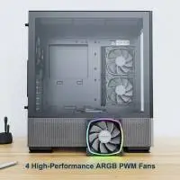 Кутия Montech SKY TWO Mid-tower Case TG ARGB Black