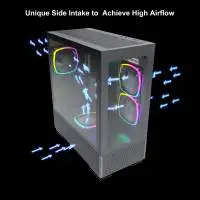 Кутия Montech SKY TWO Mid-tower Case TG ARGB Black