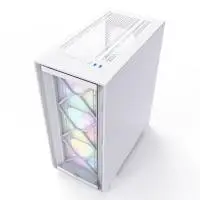 Кутия Montech AIR 1000 PREMIUM Mid-tower Case TG ARGB White