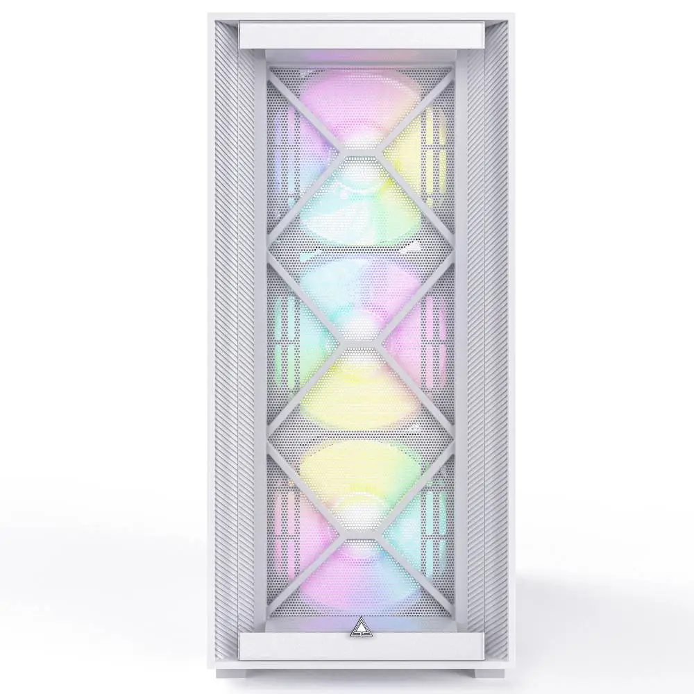 Кутия Montech AIR 1000 PREMIUM Mid-tower Case TG ARGB White