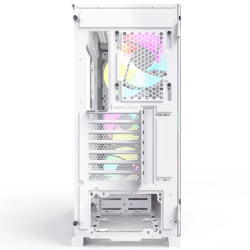 Кутия Montech AIR 1000 PREMIUM Mid-tower Case TG ARGB White
