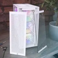 Кутия Montech AIR 1000 PREMIUM Mid-tower Case TG ARGB White