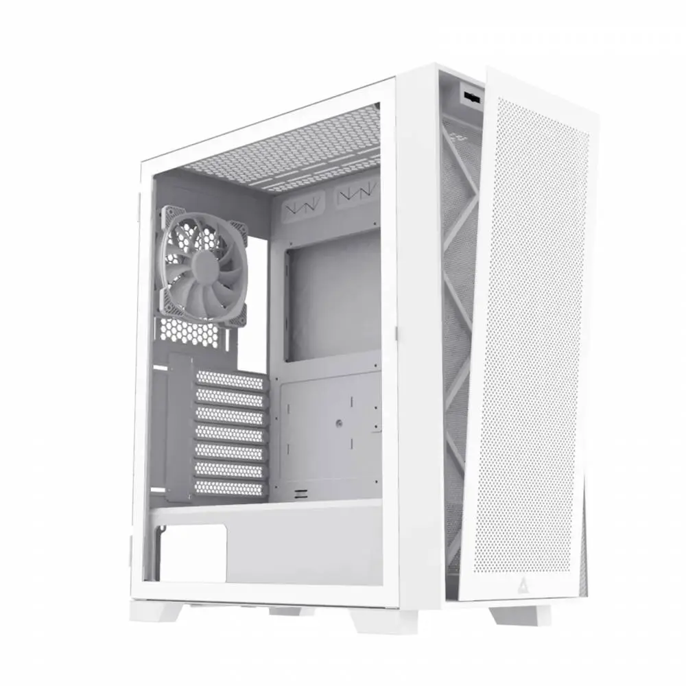 Кутия Montech AIR 1000 LITE Mid-tower Case TG White