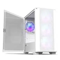 Кутия Montech AIR 100 ARGB Micro ATX Case TG ARGB White