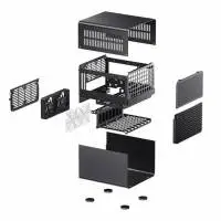 Кутия Jonsbo N3 NAS Mini-ITX Black