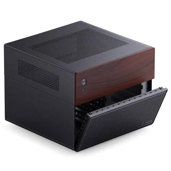 Кутия Jonsbo N4 NAS m-ATX Black